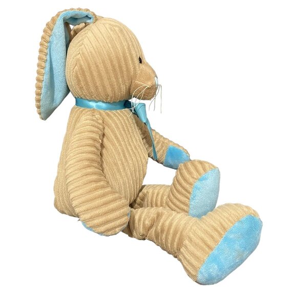 Ganz LOPPY Plush Bunny HE9817 Rabbit Easter Spring Ribbed Textured - Picture 3 of 7